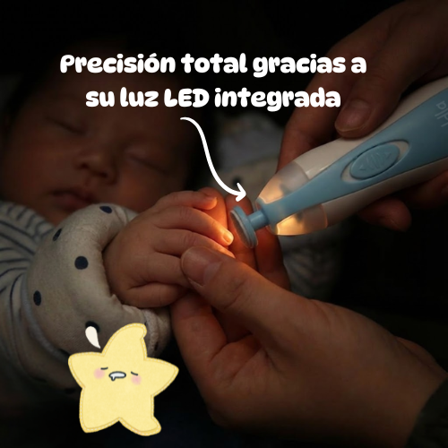 Lima eléctrica infantil para uñas